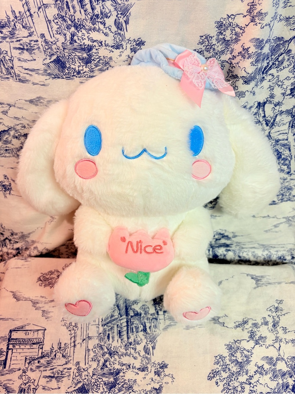 Cinnamoroll Spring Tulip “Nice” Flower  Large Plush Spring